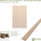 Ekena Millwork 94H x 3/8T Adjustable Wood Slat Wall Panel Kit w/ 3W Slats, Red Oak contains 15 Slats SWW60X94X0375RO - alternate 2